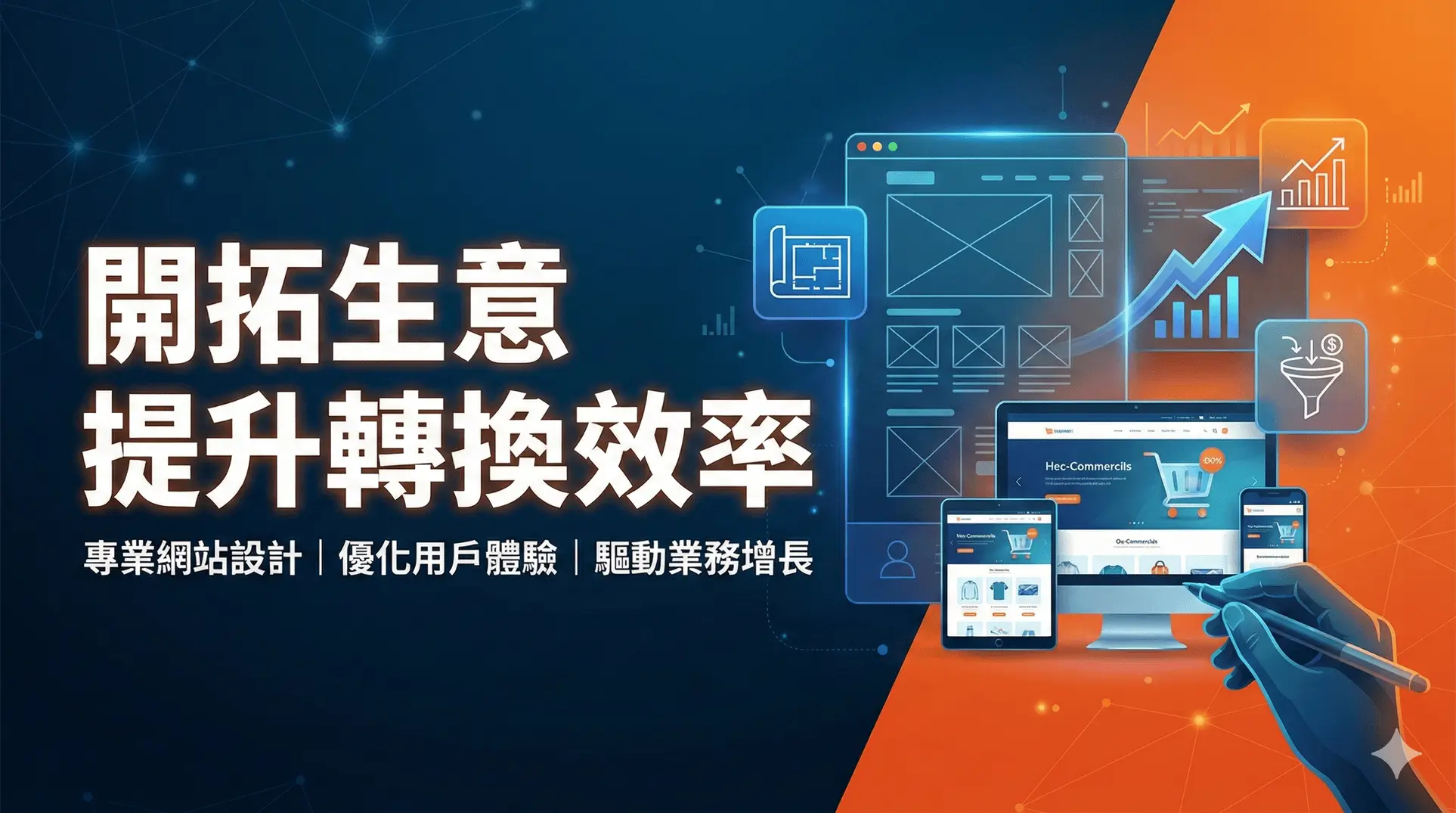 專業團隊協作開發一頁式網站項目