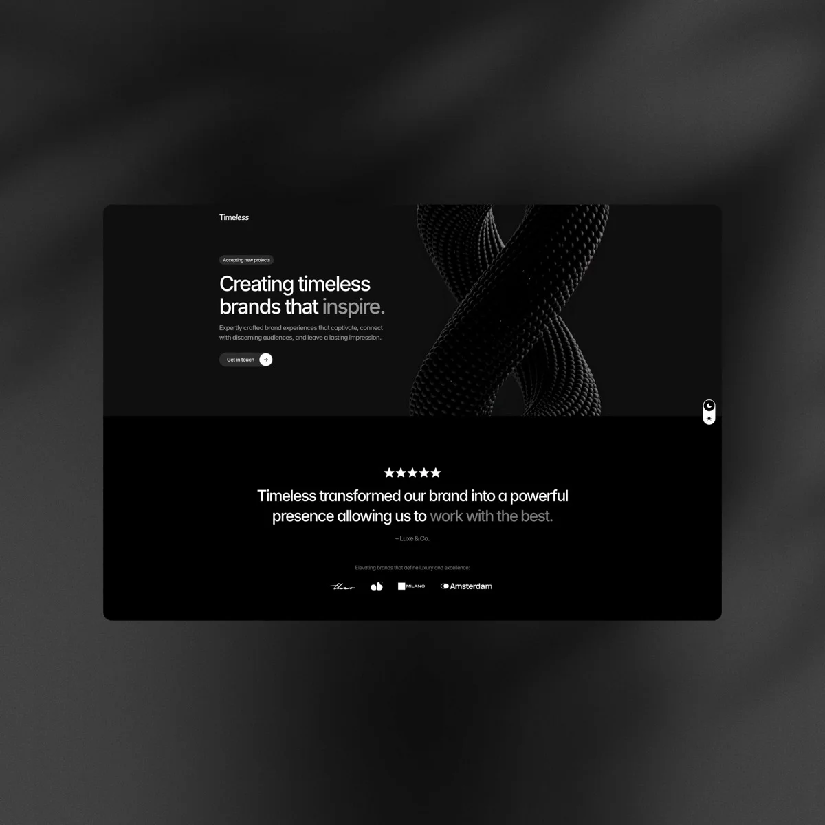 產品展示網站設計作品